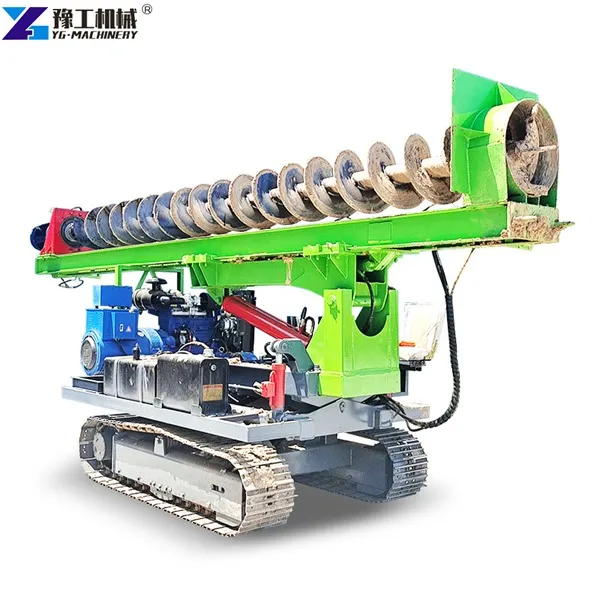 Saulės skydelio gręžimo įrenginys su sraigtu